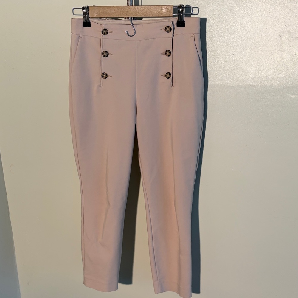 Express Khaki Tan Ankle Cropped Pants 4P